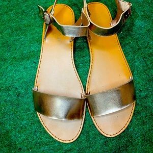 Rose Gold flat Sandals